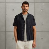 Overhemd met korte mouwen – Black Indigo – Casual overhemden | CAST IRON