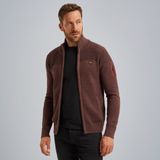Vest met ritssluiting  – Brown – Vesten | PME LEGEND