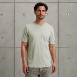 T-shirt van 100% katoen – Grey Comfort Denim – T-shirts | CAST IRON