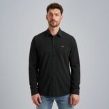 Overhemd van jersey pique – Black Indigo – Casual overhemden | PME LEGEND