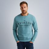 Sweatshirt van terry sweatstof – Black Indigo – Sweatshirts | PME LEGEND