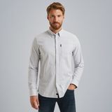 Oxford overhemd met streeppatroon – Black Indigo – Casual overhemden | PME LEGEND