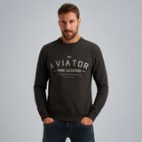 Sweatshirt van terry sweatstof – Burnshed Lilac – Sweatshirts | PME LEGEND