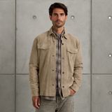 Shirt jacket van suède – Coriander – Overshirts | CAST IRON