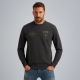 Sweatshirt met artworks – Grey Comfort Denim – Sweatshirts | PME LEGEND