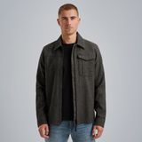 Shirt jacket van wolblend – Grey Comfort Denim – Overshirts | PME LEGEND
