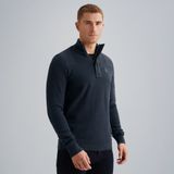 Trui met halve rits – Black Indigo – Truien | PME LEGEND