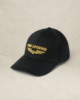 Twill cap with embroidered corn-yellow logo – Moonless Night – Caps | PME LEGEND