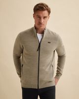 Strickjacke aus Baumwolle/Modal mit Reißverschluss – Coriander – Strickjacken | VANGUARD