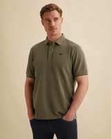Polo shirt in pique with texture – Weeping Willow – Polo shirts | VANGUARD