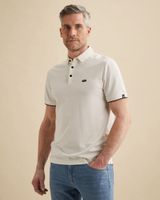 Polo shirt in piqué blend – Snow White – Polo shirts | VANGUARD
