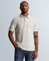 Poloshirt mit Allover-Jacquardmuster – Black Indigo – Poloshirts | CAST IRON
