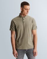 Poloshirt mit Allover-Jacquardmuster – Coriander – Poloshirts | CAST IRON