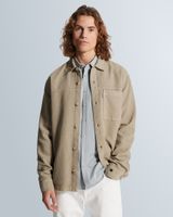 Shirt jacket with chest pocket and allover texture – Castle Wall – Shirt jackets | CAST IRON