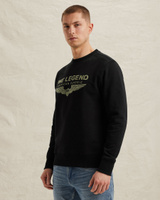 Sweatshirt with logo – Moonless Night – Sweatshirts | PME LEGEND