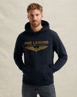 Hoodie met logo – Black Indigo – Hoodies | PME LEGEND