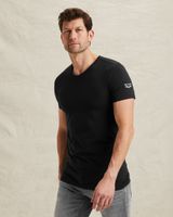 Pack de 2 camisetas básicas con cuello de pico – Moonless Night – Ropa interior | PME LEGEND