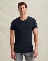 2er-Pack Basic-T-Shirts mit V-Ausschnitt – Black Indigo – Unterwäsche | PME LEGEND
