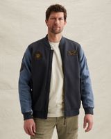 Chaqueta híbrida con badges – Black Indigo – Chaquetas de primavera | PME LEGEND
