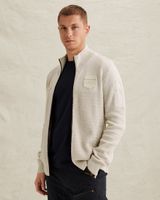 Cardigan with zipper closure and flight pocket – Castle Wall – Cardigans | PME LEGEND