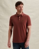 Polo shirt with garment-dye wash – Mellow Rose – Polo shirts | PME LEGEND