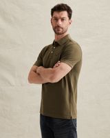 Polo shirt with garment-dye wash – Weeping Willow – Polo shirts | PME LEGEND