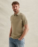 Poloshirt aus Piqué mit Garment-Dye-Waschung – Weeping Willow – Poloshirts | PME LEGEND