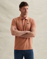 Polo shirt with garment-dye wash and tailwing logo – Mellow Rose – Polo shirts | PME LEGEND