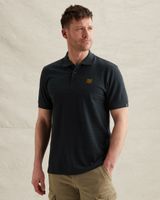 Polo shirt in jersey with stripe pattern – Black Indigo – Polo shirts | PME LEGEND