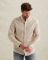 Shirt with allover print and button-down collar – Castle Wall – Dress shirts | PME LEGEND