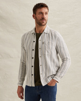 Shirt with vertical stripe pattern – Black Indigo – Casual shirts | PME LEGEND