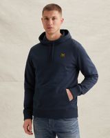 Hoodie met kangoeroezak en badge – Black Indigo – Hoodies | PME LEGEND