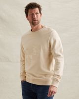 Sweatshirt with embroidered artwork – Castle Wall – Sweatshirts | PME LEGEND