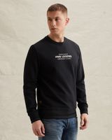 Sweatshirt met artwork en ribkraag – Black Indigo – Sweatshirts | PME LEGEND