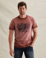 T-shirt with artwork and cold-dye wash – Mellow Rose – T-shirts | PME LEGEND