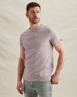 T-shirt met gecentreerd PME Legend artwork – Burnshed Lilac – T-shirts | PME LEGEND