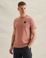 T-shirt met badge en garment-dye wassing – Mellow Rose – T-shirts | PME LEGEND