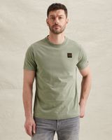 T-shirt met badge en garment-dye wassing – Weeping Willow – T-shirts | PME LEGEND