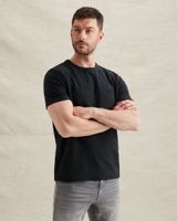 T-Shirt aus Jersey mit Allover-Jacquardmuster – Black Indigo – T-Shirts | PME LEGEND