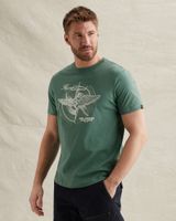T-shirt in jersey with large artwork on the chest – Weeping Willow – T-shirts | PME LEGEND