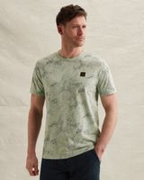 T-shirt en jersey flammé avec imprimé intégral – Weeping Willow – T-shirts | PME LEGEND