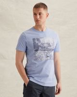 T-Shirt mit großem Artwork auf der Brust – Black Indigo – T-Shirts | PME LEGEND