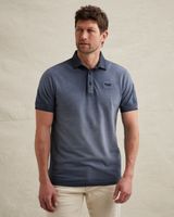 Polo van piqué met flight pocket – Black Indigo – Polo's | PME LEGEND
