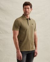 Poloshirt mit Tailwing-Logo und Garment-Dye-Waschung – Weeping Willow – Poloshirts | PME LEGEND