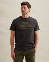 T-shirt with rugged artwork on the chest – Brown – T-shirts | PME LEGEND