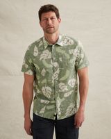Shirt with short sleeves in slub cotton – Weeping Willow – Casual shirts | PME LEGEND