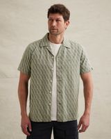 Shirt with short sleeves and woven texture – Weeping Willow – Casual shirts | PME LEGEND