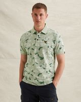 Poloshirt mit Allover-Print und Tailwing-Logo – Weeping Willow – Poloshirts | PME LEGEND