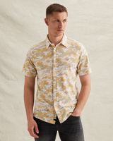 Shirt with short sleeves in piqué – Pumpkin Spice – Casual shirts | PME LEGEND