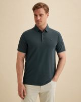 Polo en mélange de piqué – Black Indigo – Polos | VANGUARD